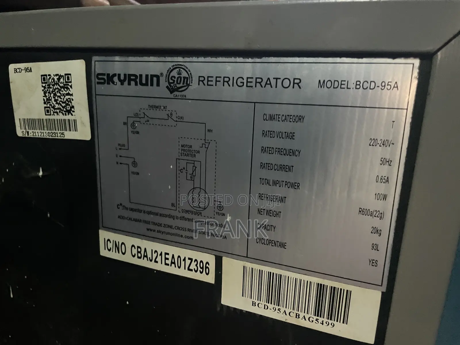 Skyrun Fridge