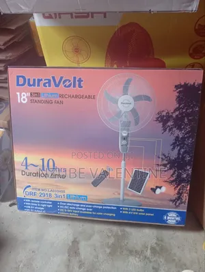 Duravolt Rechargeable Fan