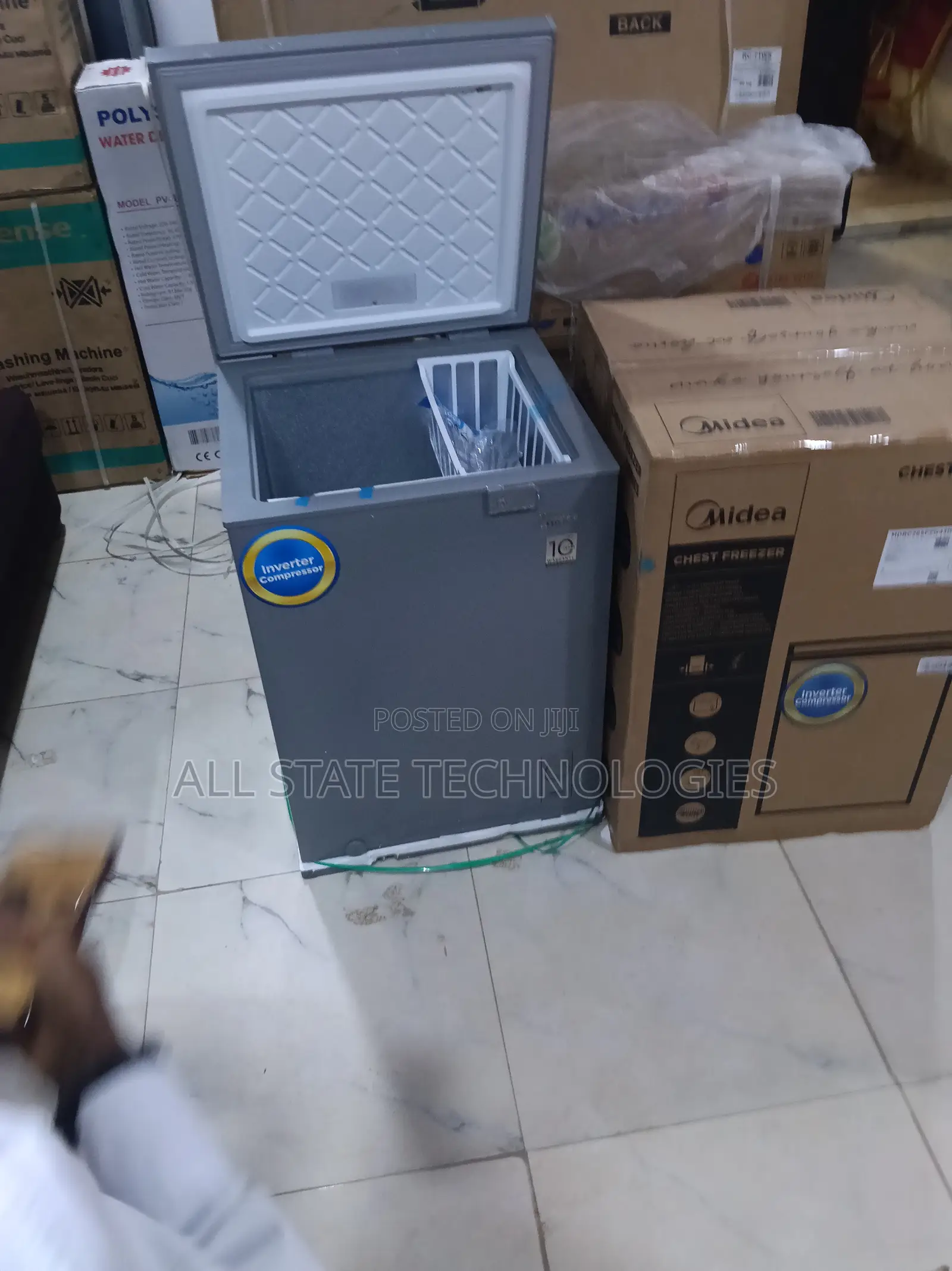 Midea 143l Inverter Freezer With Power Saving