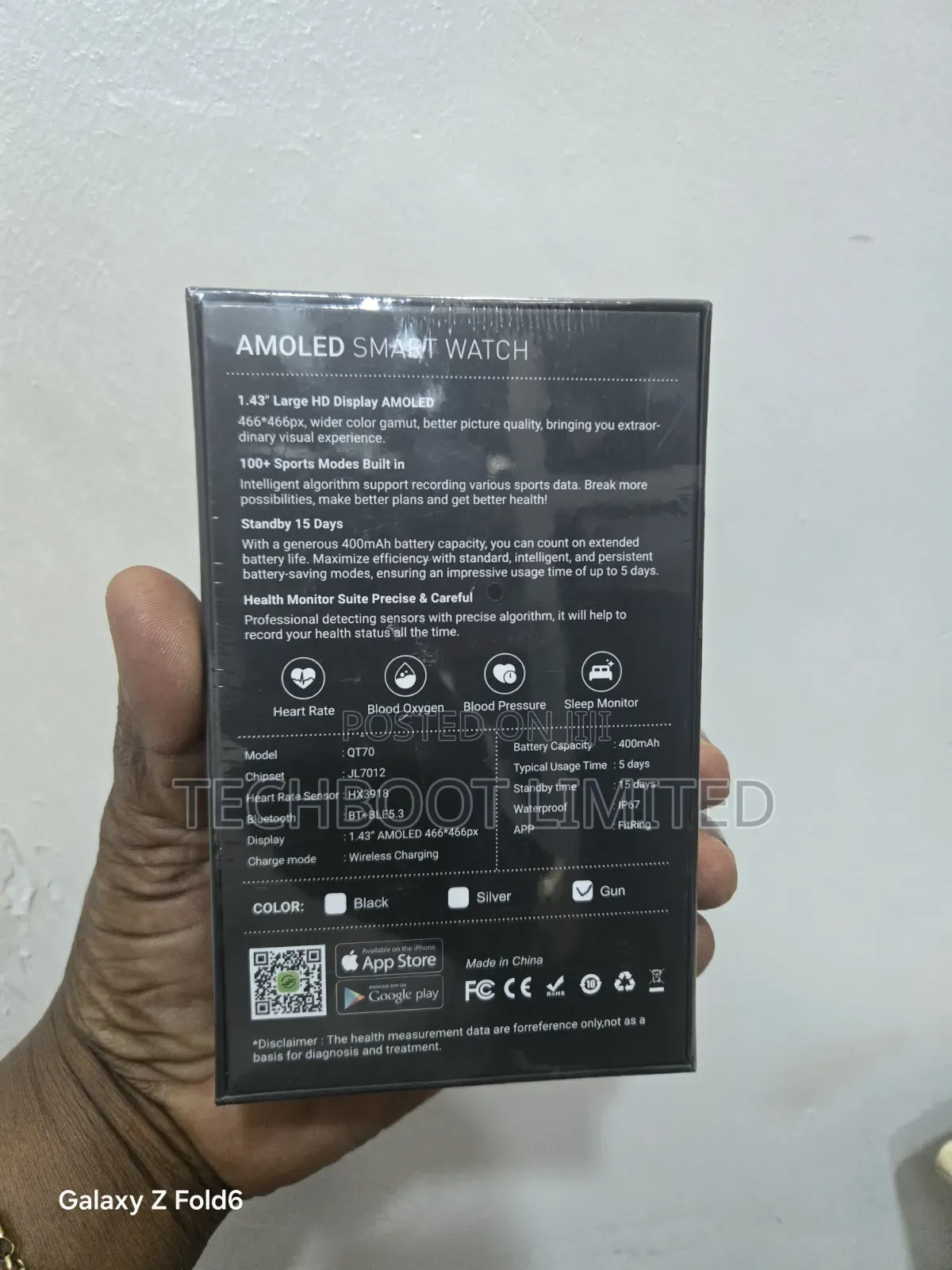 Amoled Smart Watch