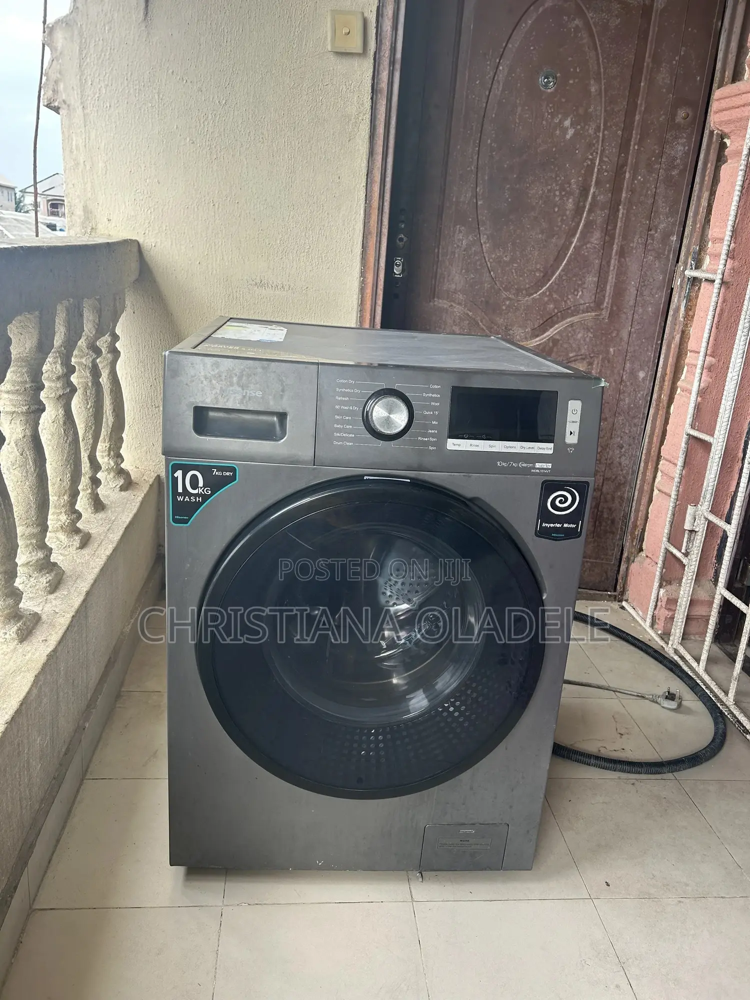 Hisense 2in1wash and Dry 10kg/7kg Front Loader Fully Automatic