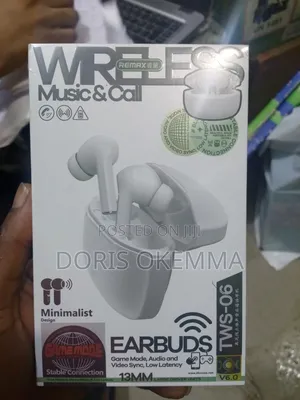 Remax TWS-06 True Wireless Earbuds - Bluetooth 5.4 - Ultra-Low Latency
