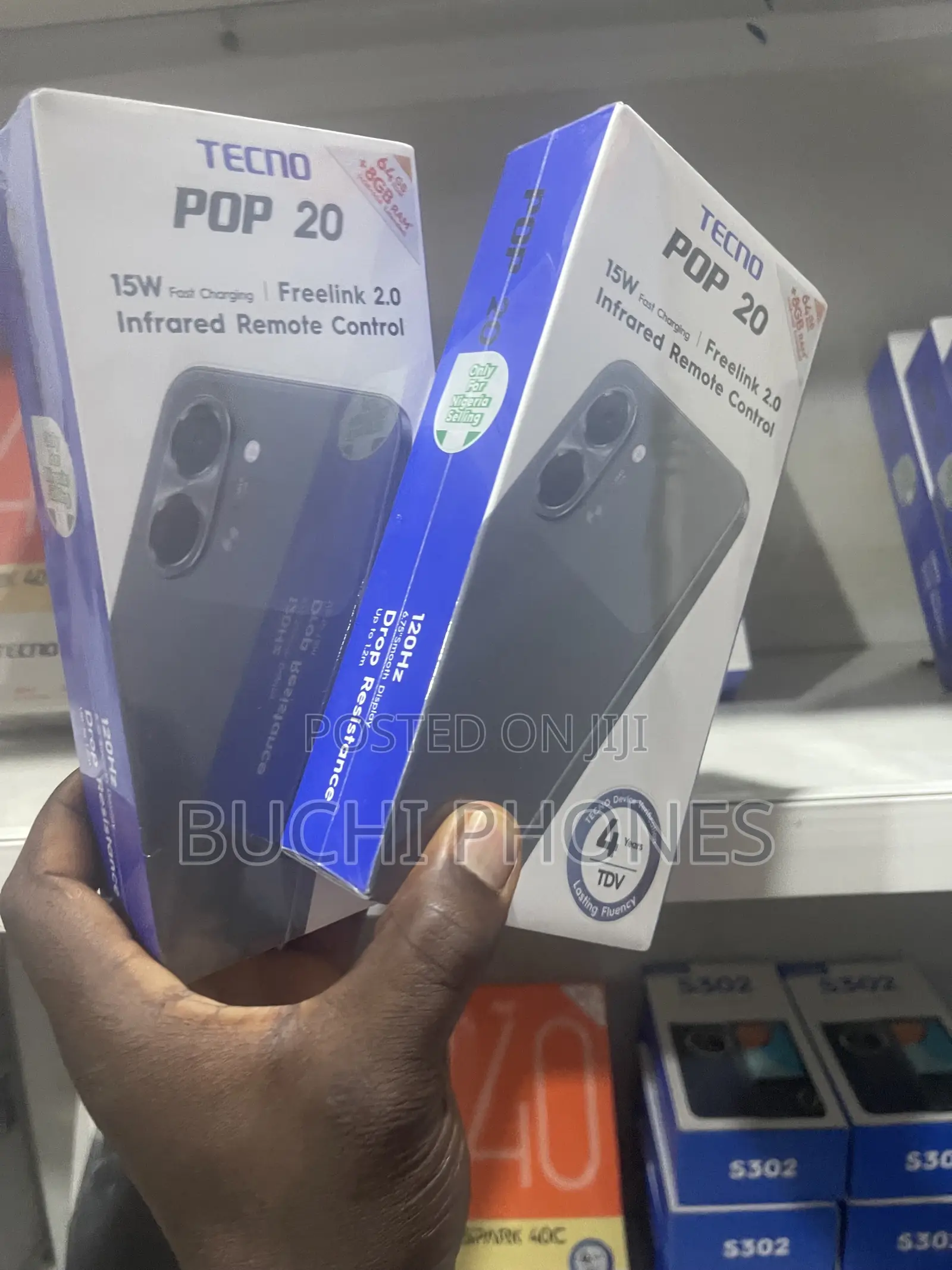 New Tecno Pop 20 64 GB Black