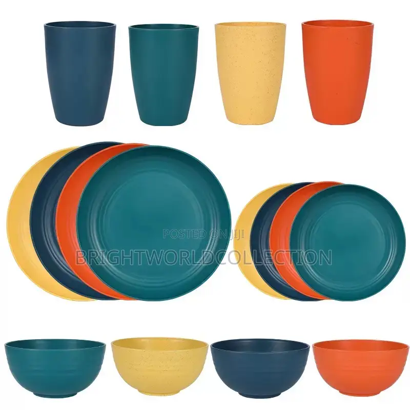16 Set of Dinner Unbreakable Set Dinnerware Sets (16pcs)