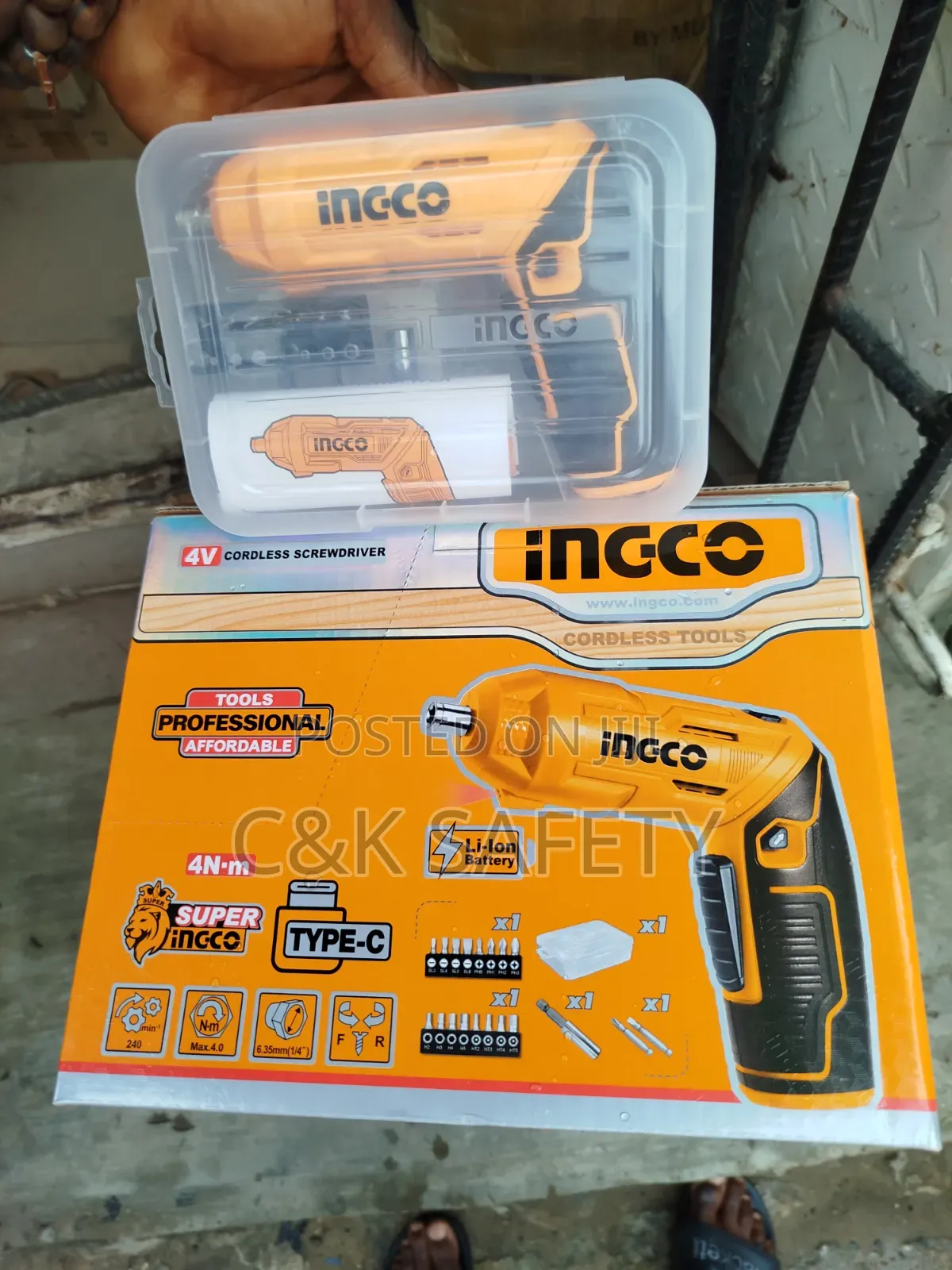 Ingco Cordless Screwdriver