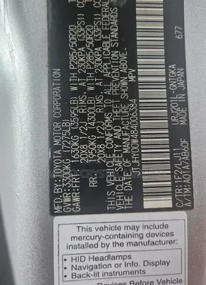 Lexus LX 570 2008 Silver