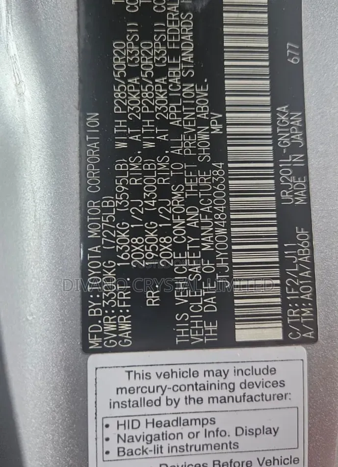 Lexus LX 570 2008 Silver