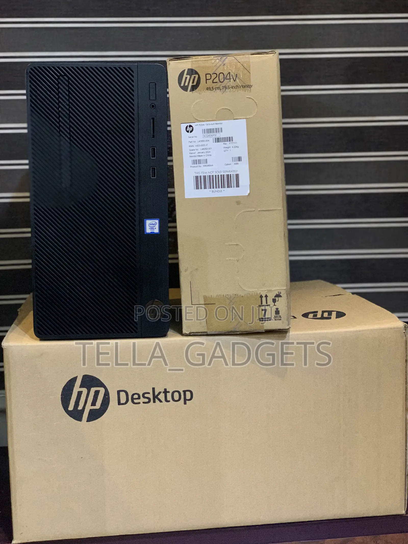 New Desktop Computer HP 290 G4 8GB Intel Core i5 SSD 256GB
