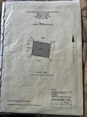 Hot Deal! 2000sqm Land for Sale in Kyami, Lugbe District