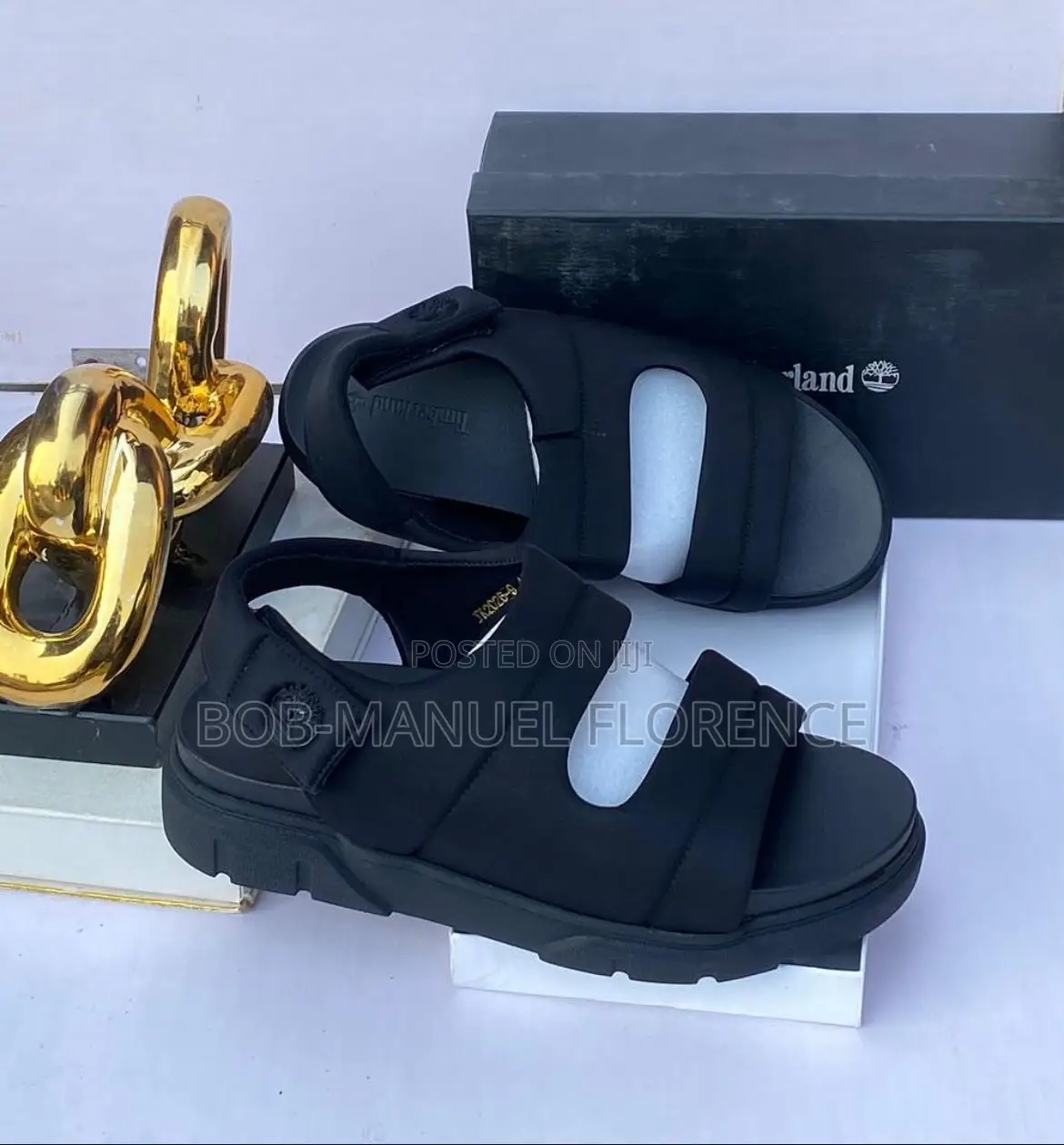 Solid Thick Sole Men’S Timberland Sandals