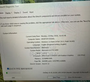 Laptop Alienware m17 R5 32GB AMD Ryzen 9 SSD 2T