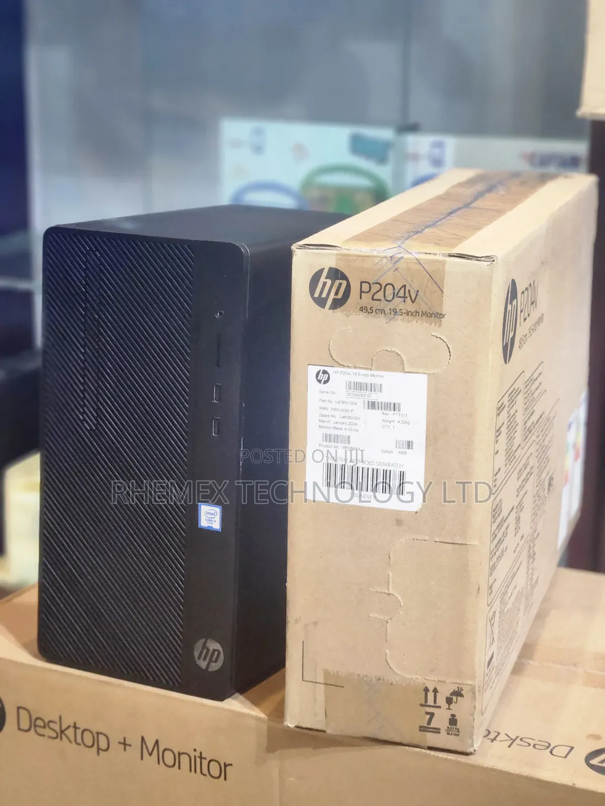New Desktop Computer HP 290 G4 8GB Intel Core i5 SSD 256GB