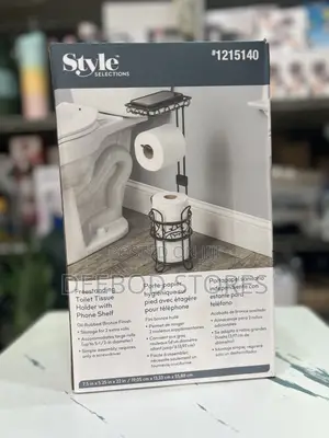 Style Selections Oil-Rubbed Bronze Freestanding Toilet Tissue Holder