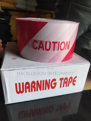 Caution Tape Red and White/ Warning Tape