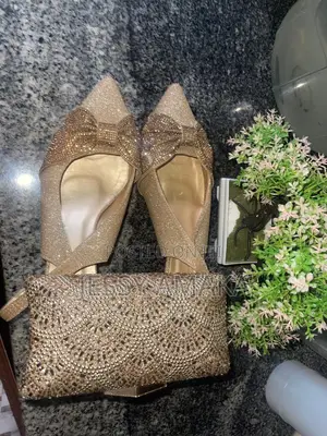 Golden Purse and Shoe