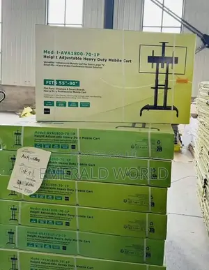 Adjustable Tv Cart for 55”-90