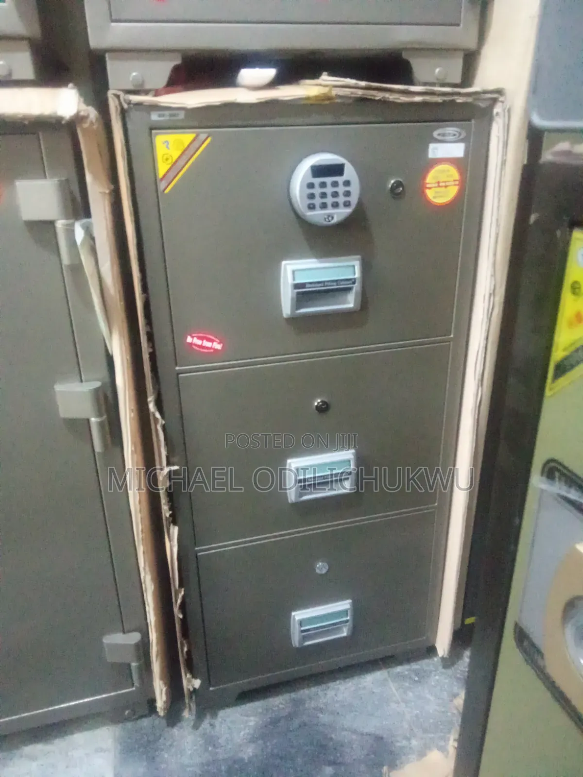 Three Drawer Fireproof Safe
