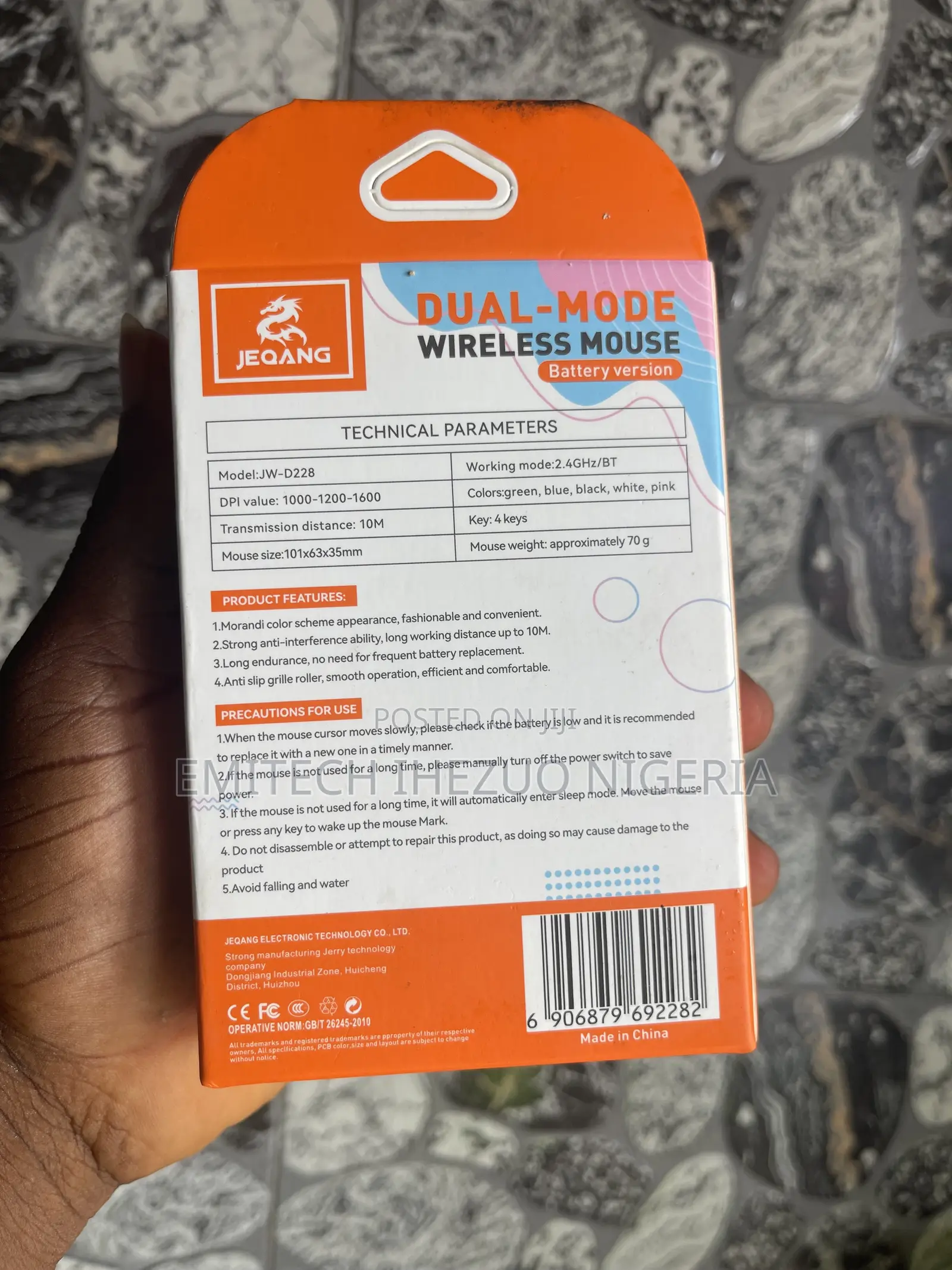 Wireless Mouse Dual Mode