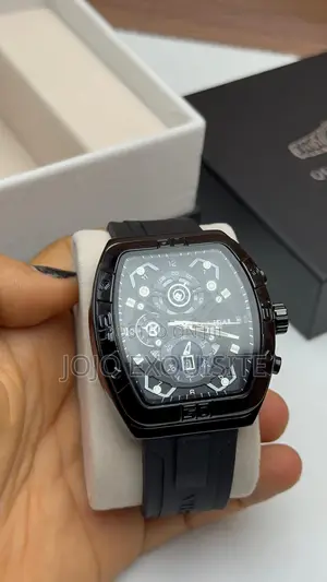 Male Rubber Wristwatch