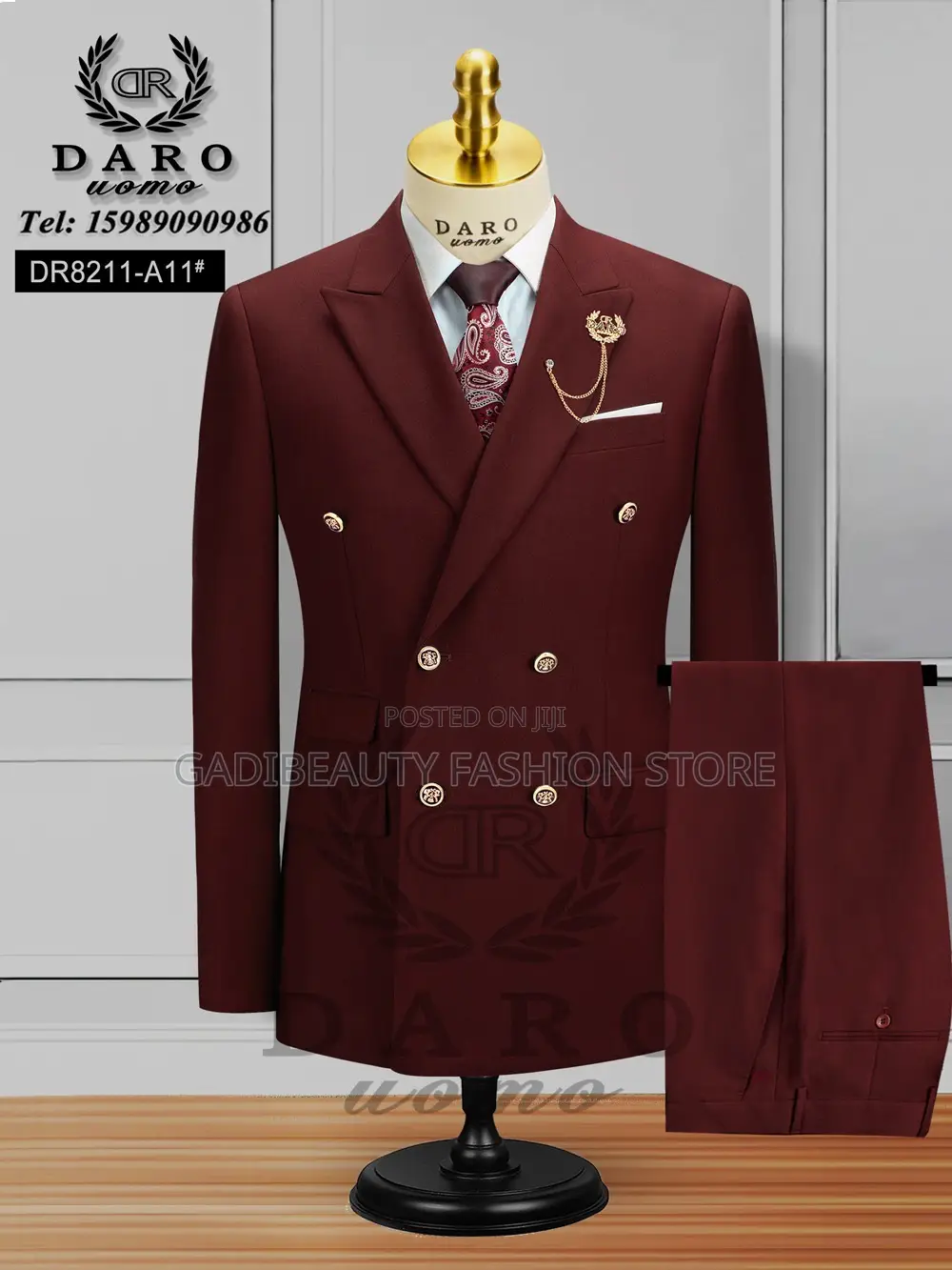 3 Piece Good Material Suits