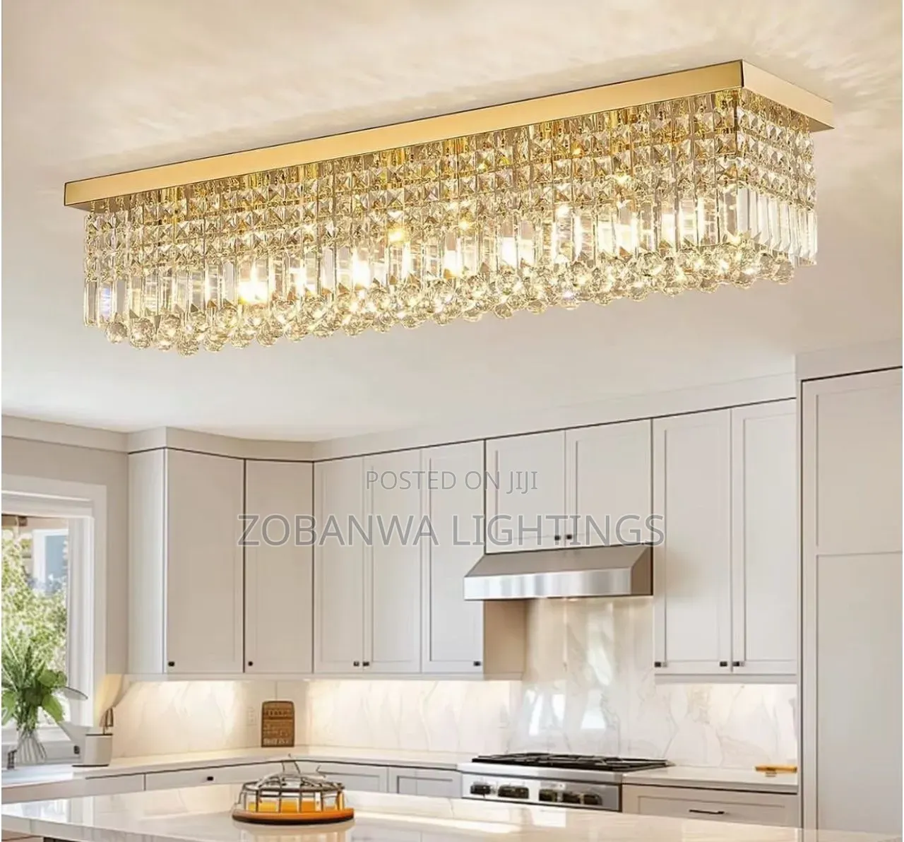 Led Crystal Chandelier Modern Dining Pendant Home Lamp Light