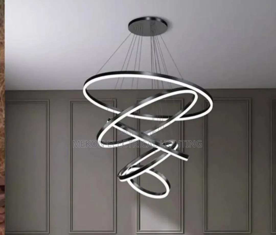 Spiral Led Chandelier