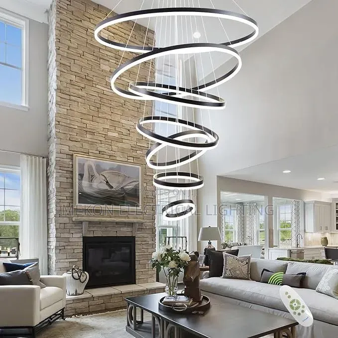 Spiral Led Chandelier