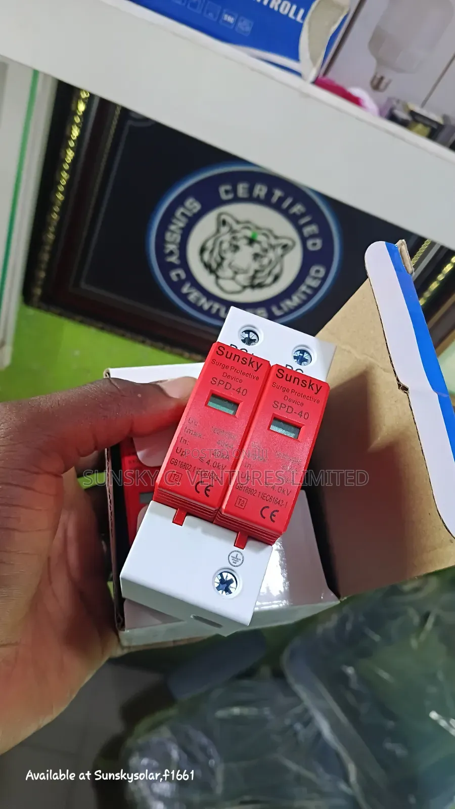 Dc Surge Protector- Protection Against Thunder (Promo)