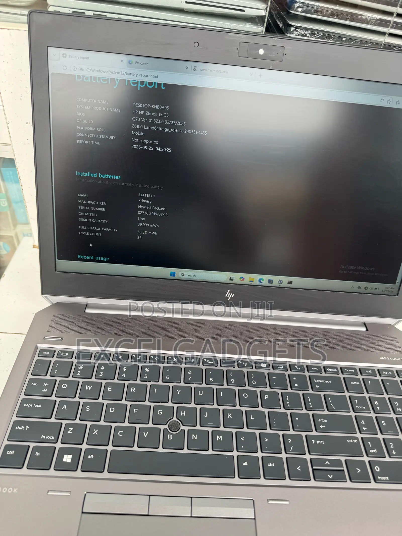 Laptop HP ZBook Studio G5 32GB Intel Core i7 SSD 512GB