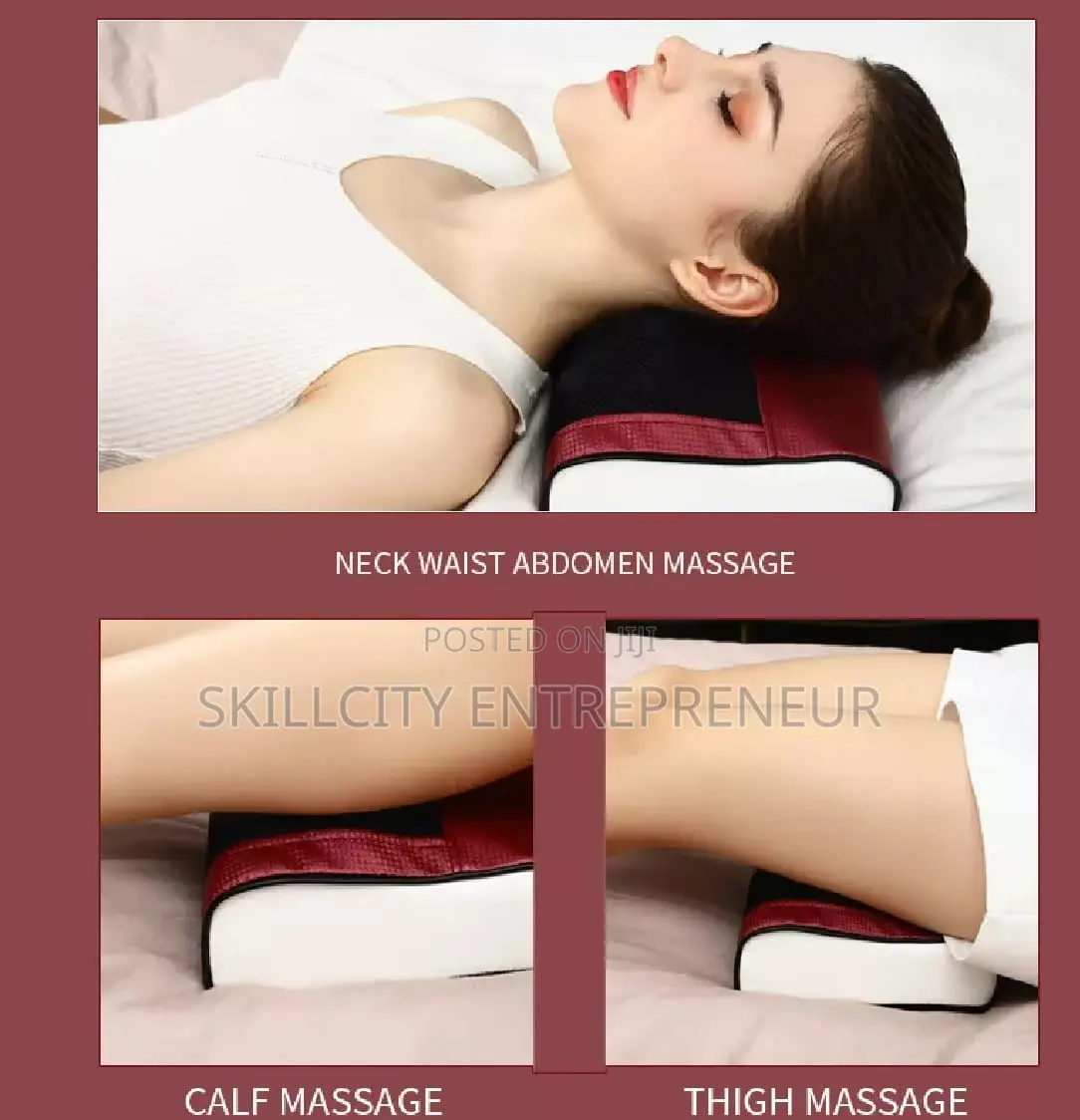 Electric Pillow Massager (For Car and Home Use)