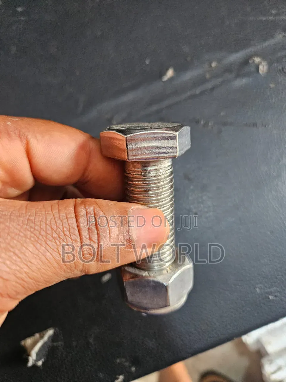16mmx60 Stainless Bolt With Self Locking Nut (304)