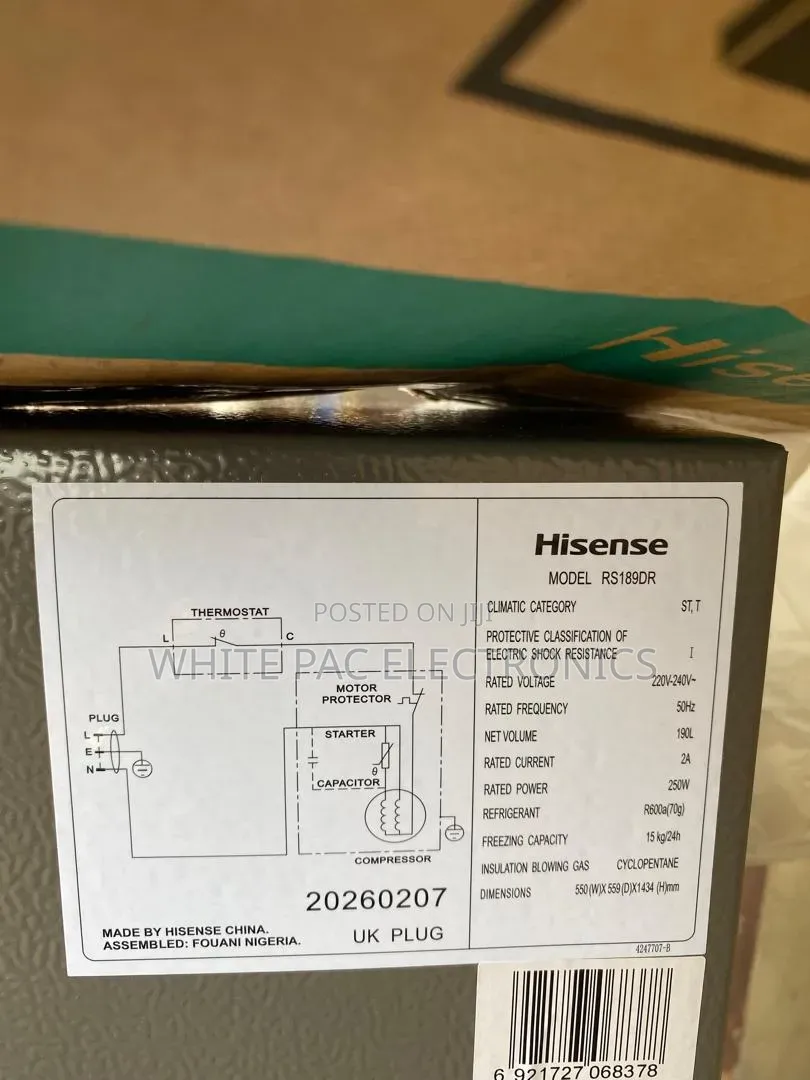 Brand New Hisense Upright Freezer( 6 Steps Fast Ice Block Maker>2 Yrs