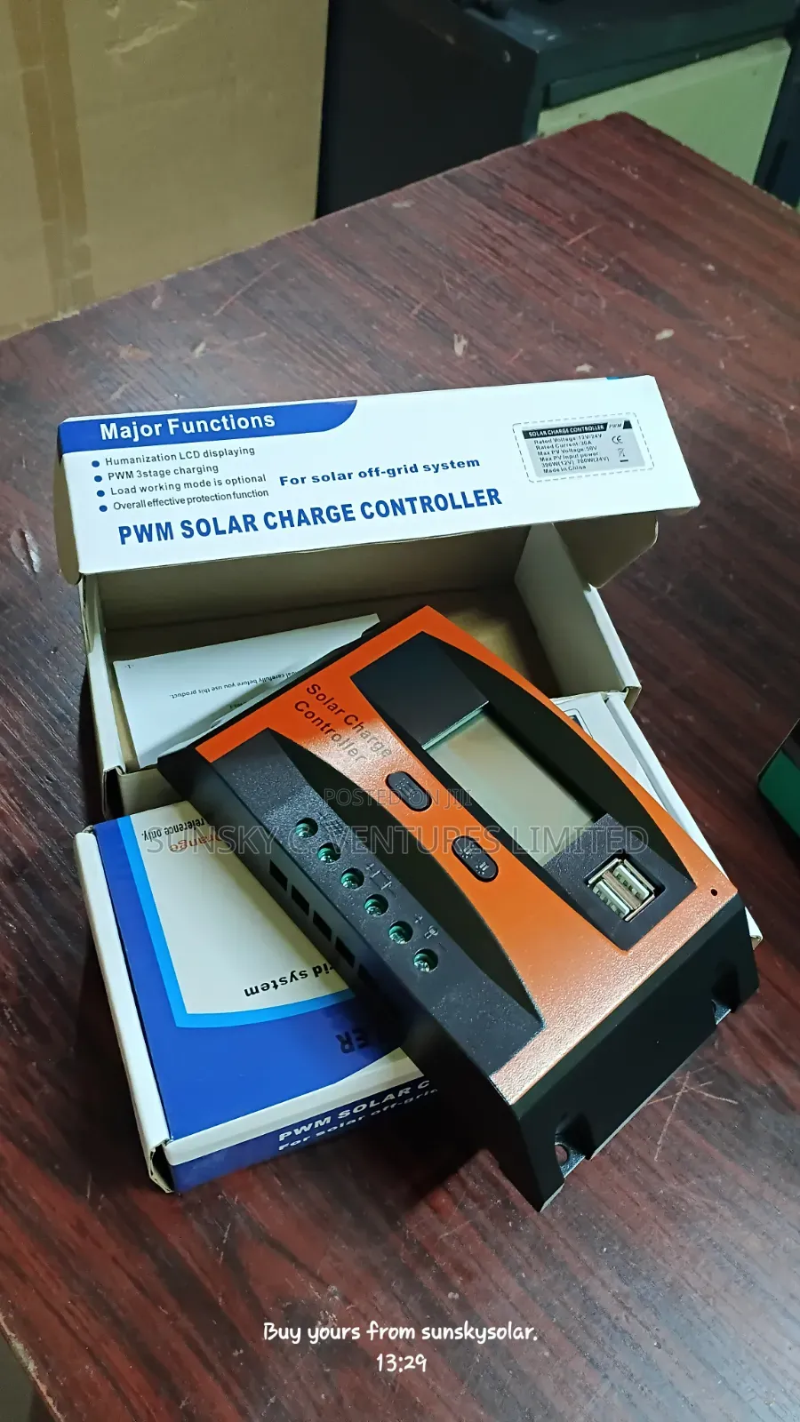 30a PWM Charge Controller
Smart Solar Charging Battery Protection