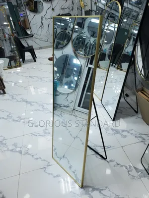 Square Gold Frame Dressing Mirror