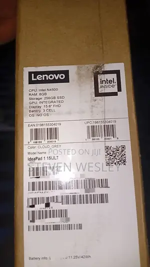 Laptop Lenovo IdeaPad 1 8GB Intel Celeron SSD 256GB