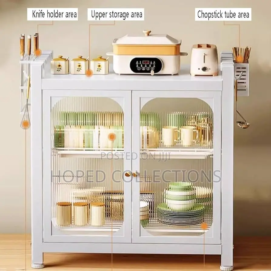2 Layer Plate Rack Cabinet
