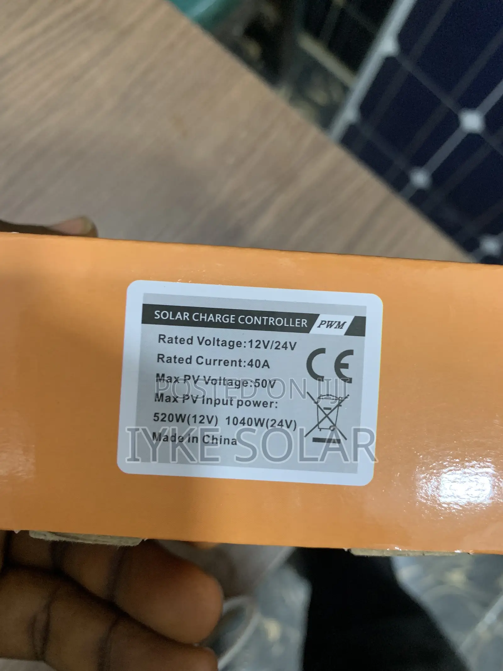 40ams Sunfield Charge Controller