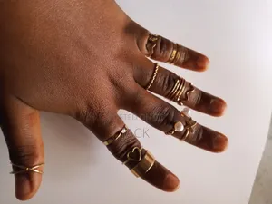 Alphabet Necklace And Rings