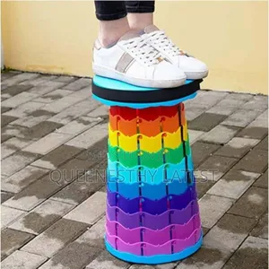 Heavy Duty Portable Telescopic Stool - Folding Chair Supports 200kg
