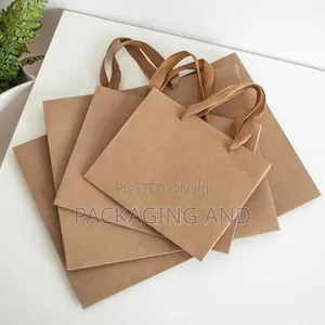 Small A5 Landscape Kraft Paper Bag for Perfume Skincare Packaging