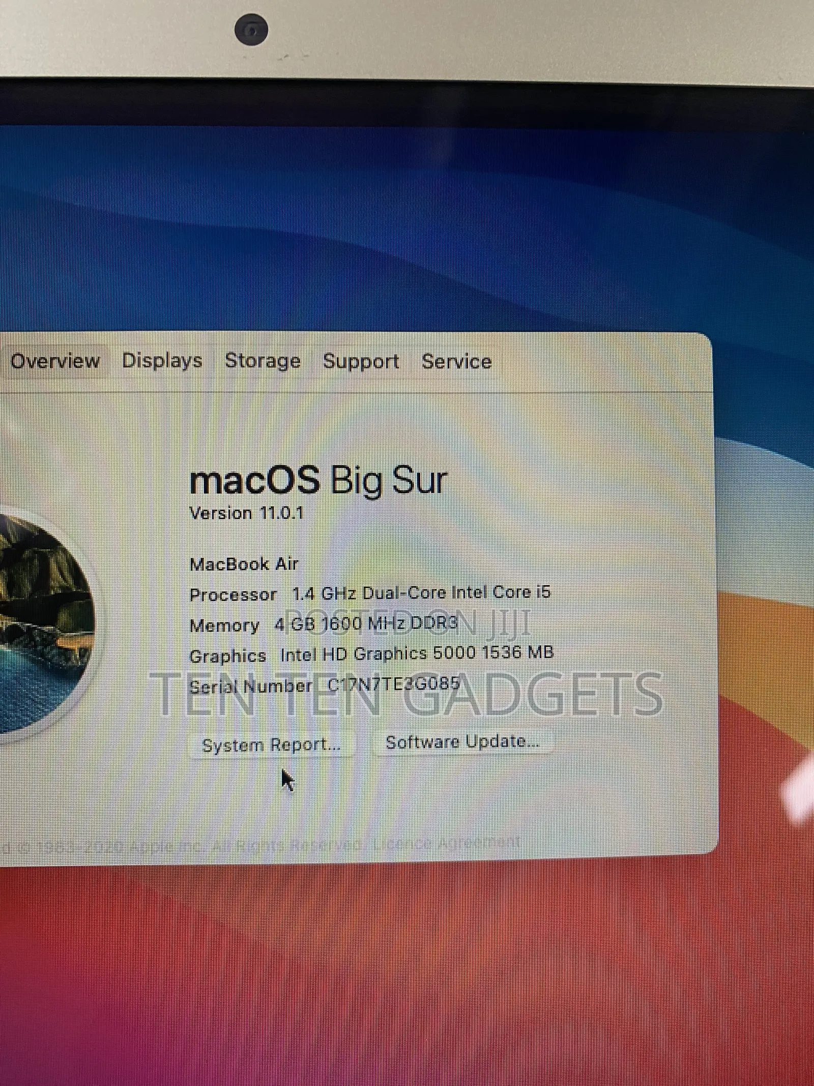 Laptop Apple MacBook 2014 4GB Intel Core i5 SSD 128GB