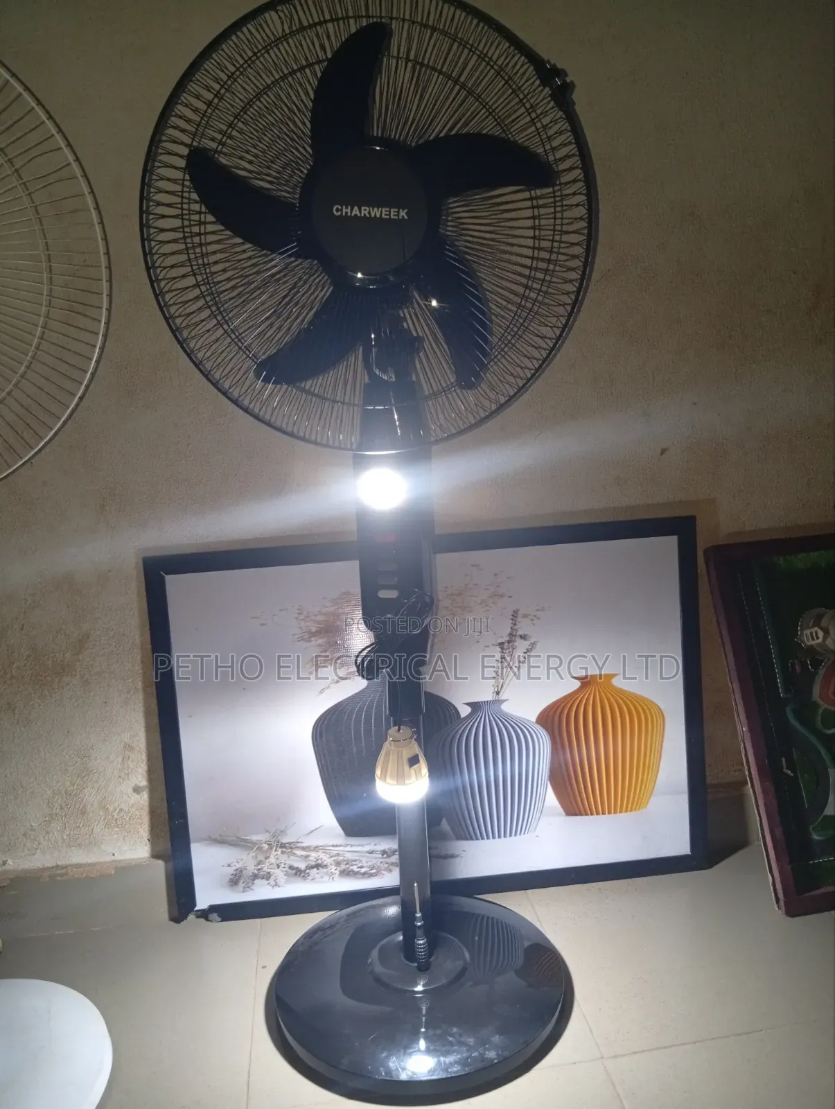 Solar Rechargeable Fan