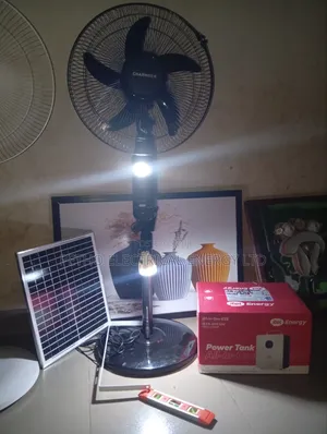 Solar Rechargeable Fan