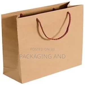 Premium Brown A5 Small Paper Bag With Rope Handle | Portrait | 110gsm