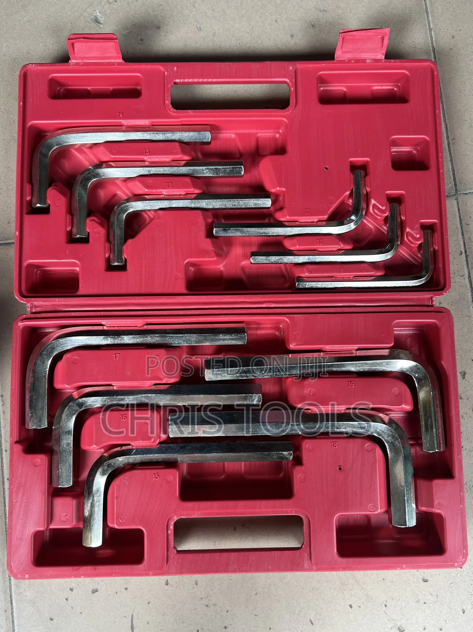 Hex Allenkey Set 9mm-32mm