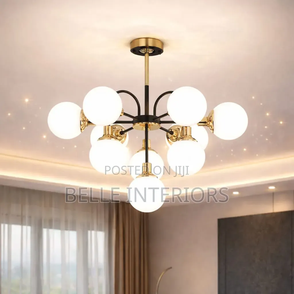 Chandler's Gold Black Ceiling Decor