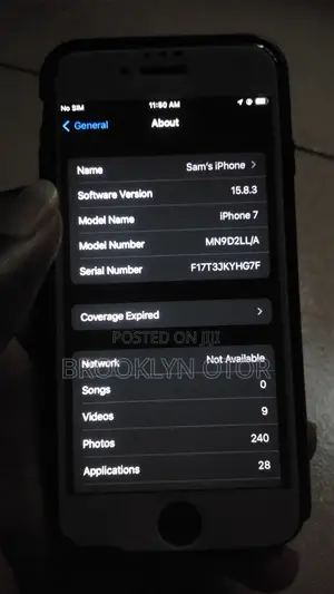 Apple iPhone 7 32 GB Black