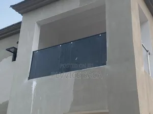 Glass Handrail All Black