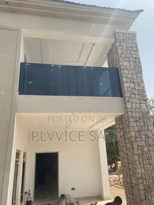 Glass Handrail All Black
