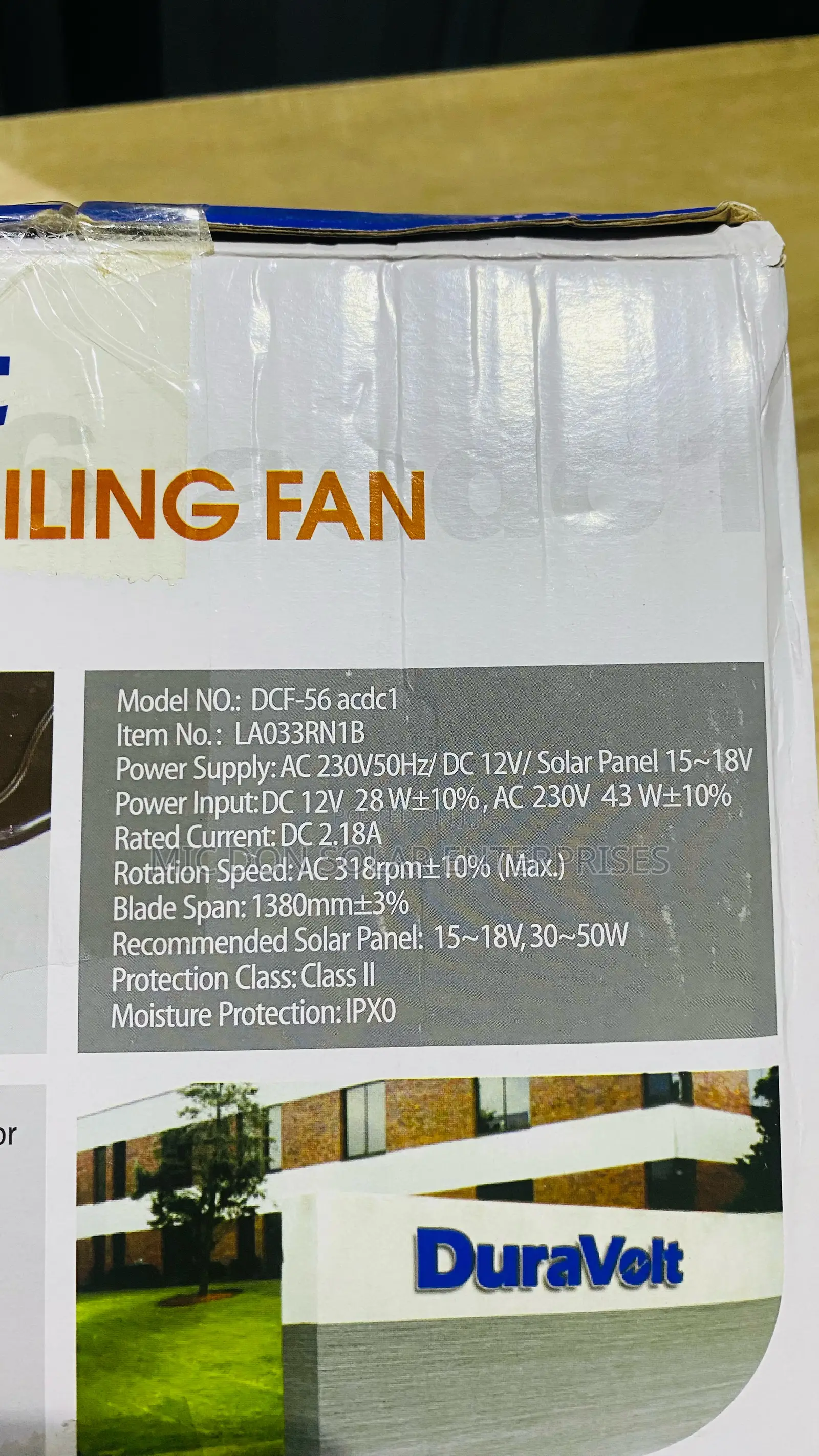 Duravolt Ac/Dc Ceiling Fan